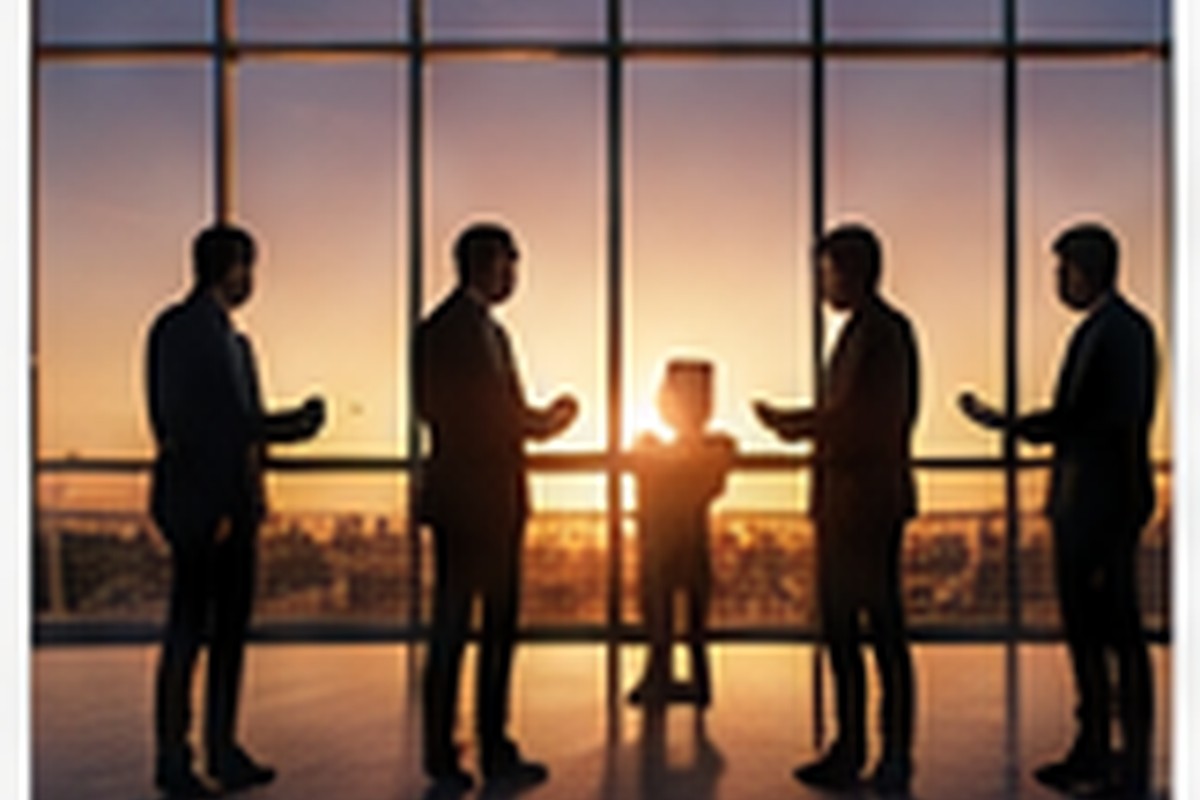 Investors in a business meeting